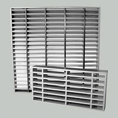 Решетка противопожарная вентиляционная 100х450