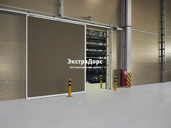 Противопожарные автоматические ворота коричневые в Одинцово  купить