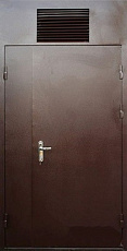 Дверь порошковая противопожарная EI-60 с решеткой